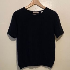 Lord & Taylor Classic Black Cashmere Sweater Size 2XL .new Condition